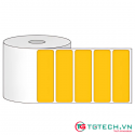 Decal giấy in tem mã vạch 50 × 30 mm màu vàng