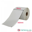 Decal giấy in mã vạch 65 × 152 mm - 1 tem / 1 hàng