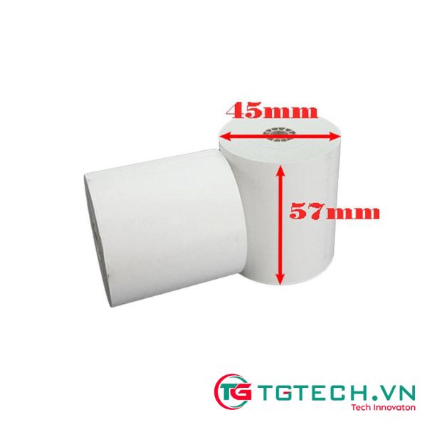 Giấy in bill Khami K57-P45 (Cảm nhiệt, khổ 57mm, phi 45mm)
