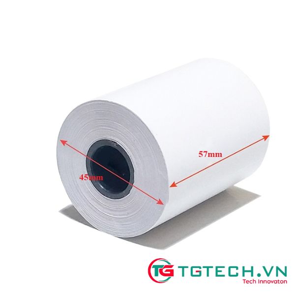 Giấy in bill Sakura K57-P45 (in nhiệt, khổ 57mm)
