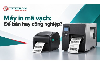 Máy In Mã Vạch Để Bàn Và Công Nghiệp Khác Nhau Thế Nào?