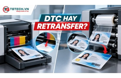 Máy In Thẻ Direct-to-Card Và Retransfer Khác Nhau Thế Nào?