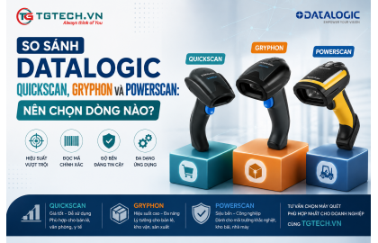 So Sánh Datalogic QuickScan, Gryphon Và PowerScan: Nên Chọn Dòng Nào?