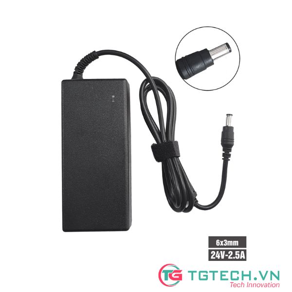Adapter nguồn 6.0 × 3.0 mm cho máy in mã vạch TSC, Zebra