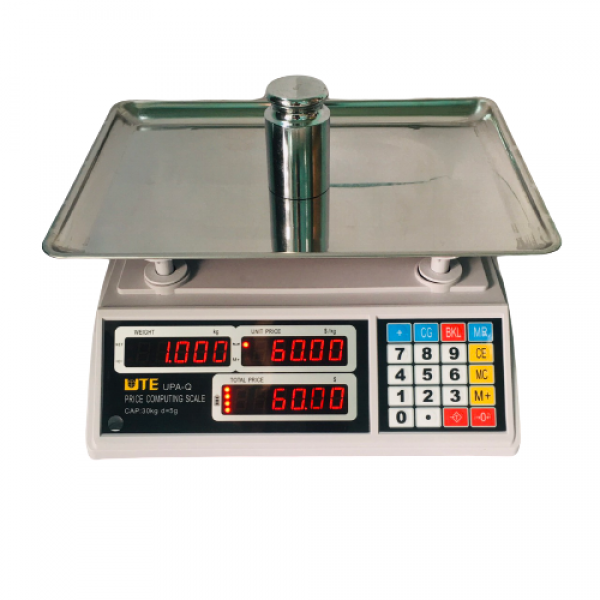 Cân tính tiền điện tử UPA Q 30kg