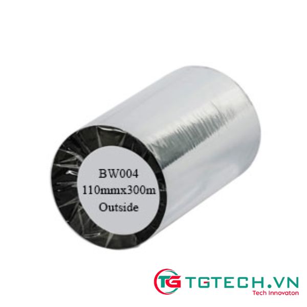 Mực in mã vạch Resin BW004 110mm x 300m 
