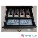 Ngăn kéo đựng tiền DATAPOS DT330 – 6 ngăn, 4 ngăn kẹp chắc chắn