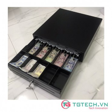Cash Drawer DT410 Plus 2021 – Két thu ngân 8 ngăn kẹp tiền giấy Cash Drawer DT410 Plus 2021 – Két thu ngân 8 ngăn kẹp tiền giấy