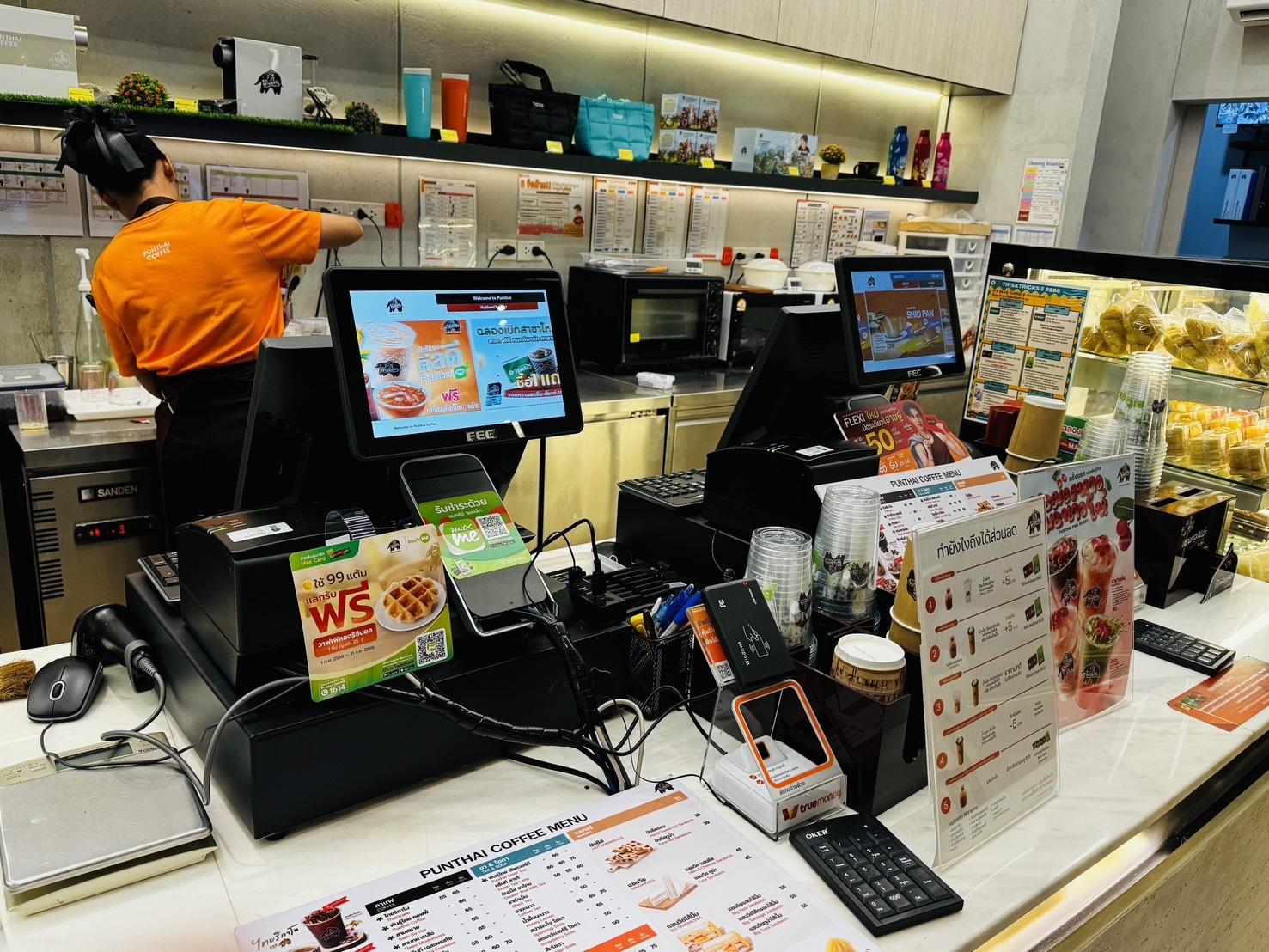 Màn hình phụ của máy pos bán hàng 2 màn hình